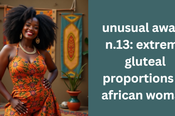 unusual award n.13: extreme gluteal proportions in african woman
