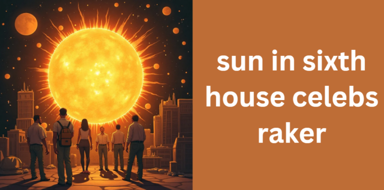 sun in sixth house celebs raker
