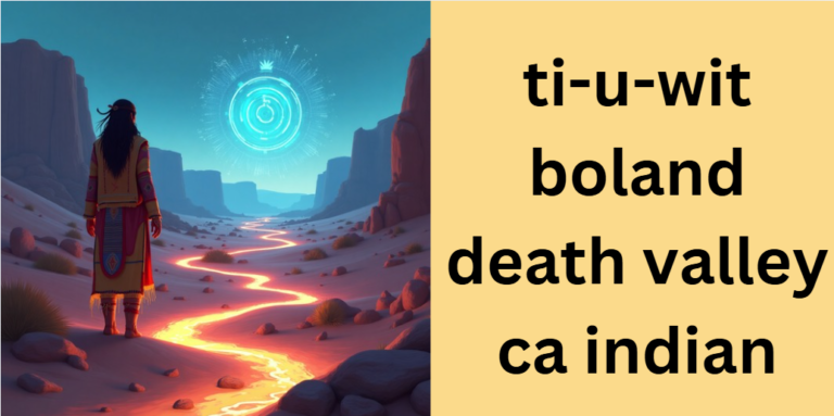 ti-u-wit boland death valley ca indian